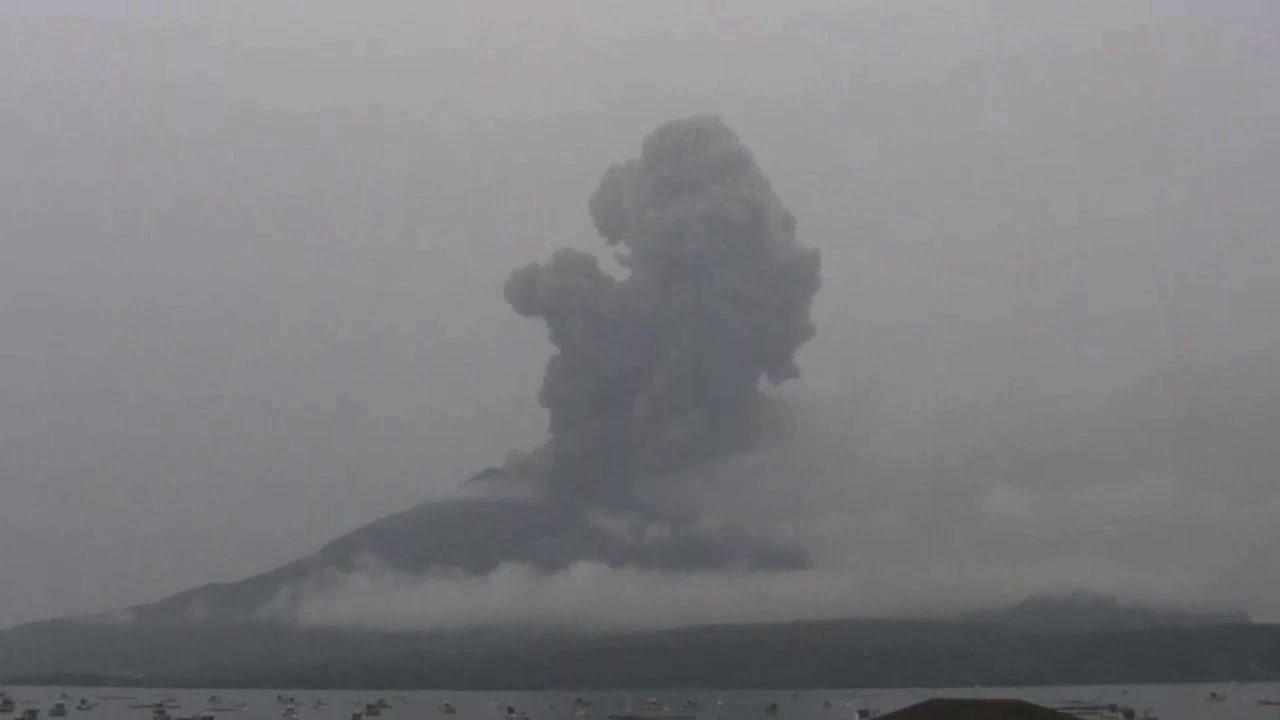 erupts