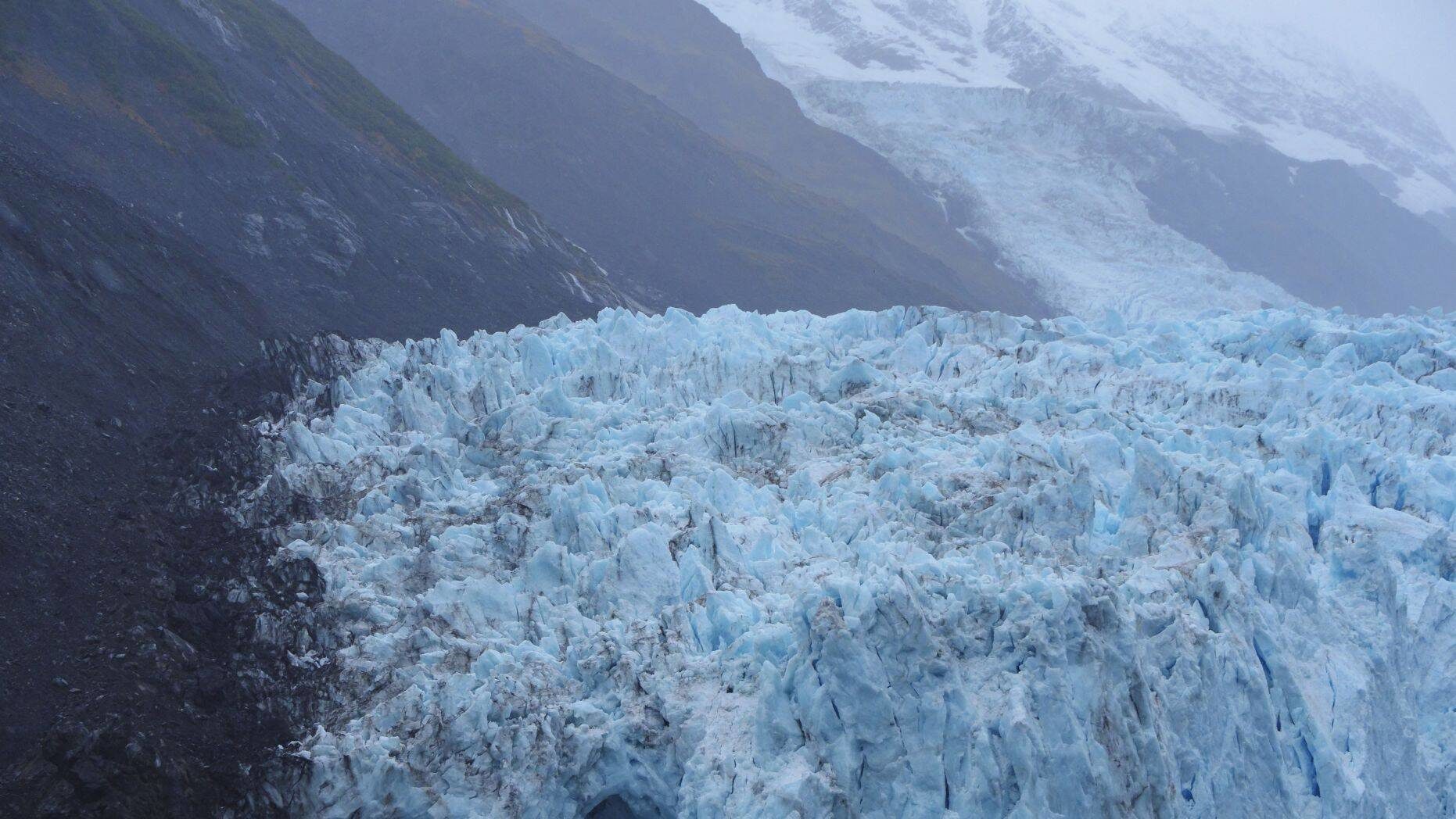Barry Glacier. Barry Arm. Prince William Sound. Near Whittier. Alaska. United States of America.