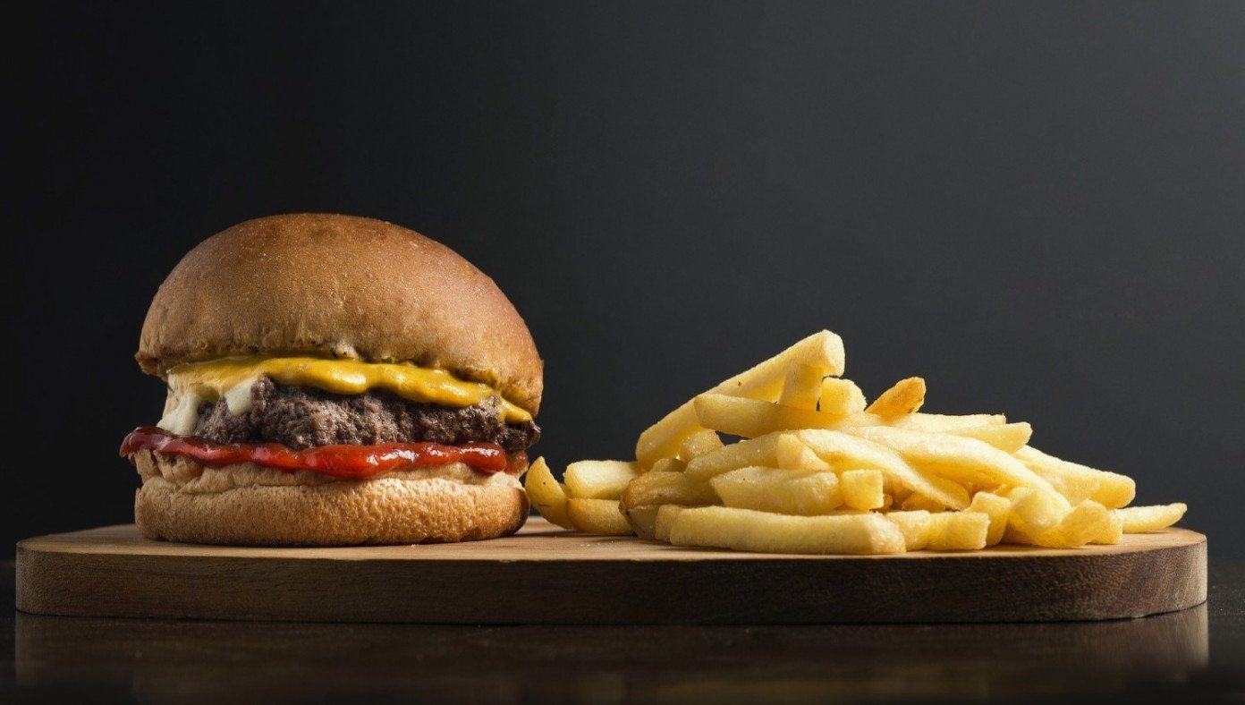 Burger and Fries