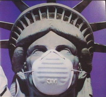 statue liberty covid mask