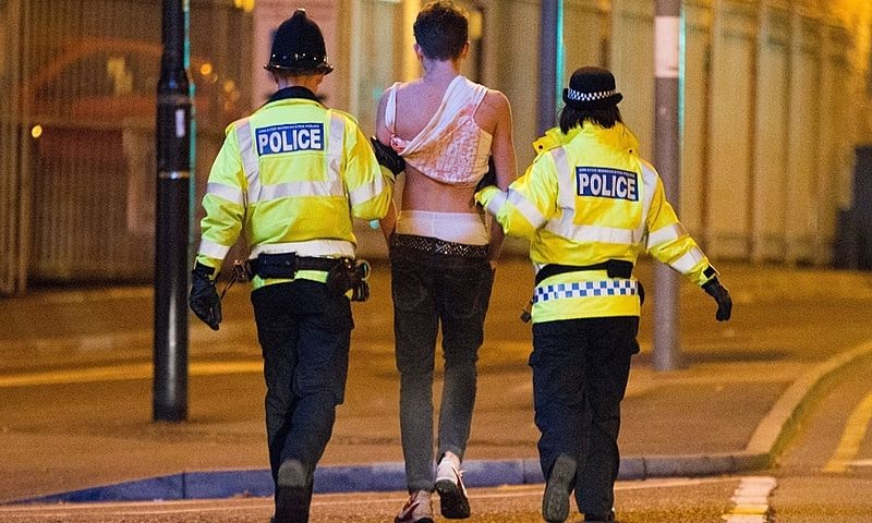 arrest drunk person alcohol