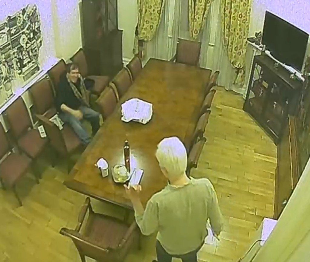 Click to enlarge surveillance Assange spy embassy