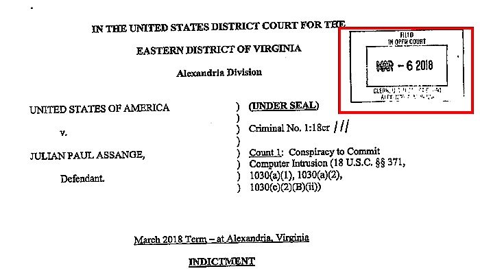 Assange indictment