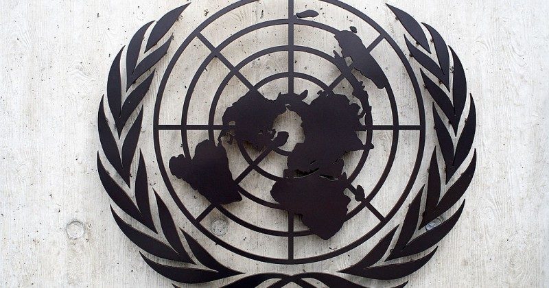 Click to enlarge united nations UN logo