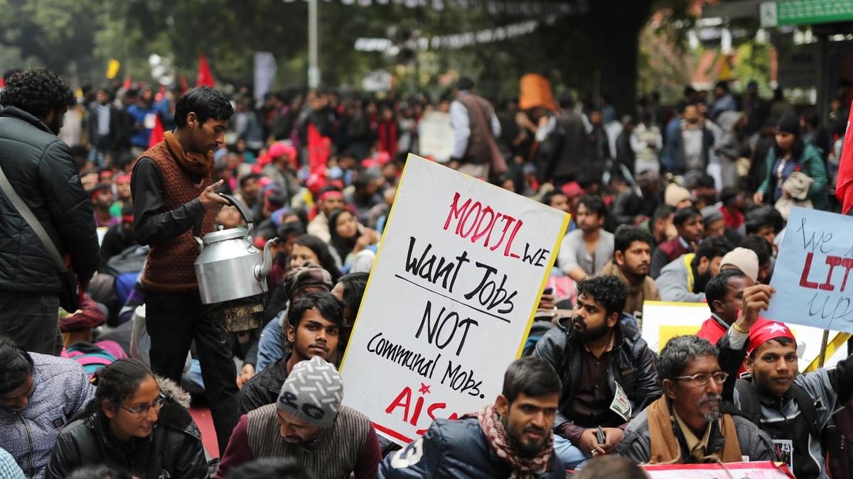 Click to enlarge India protest