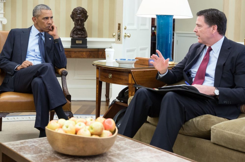 Obama and Comey