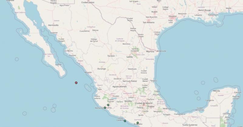 Quake off Mexico