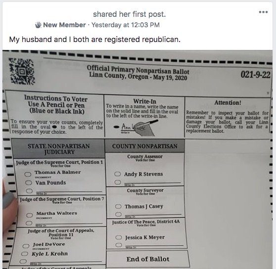 oregon ballot scandal
