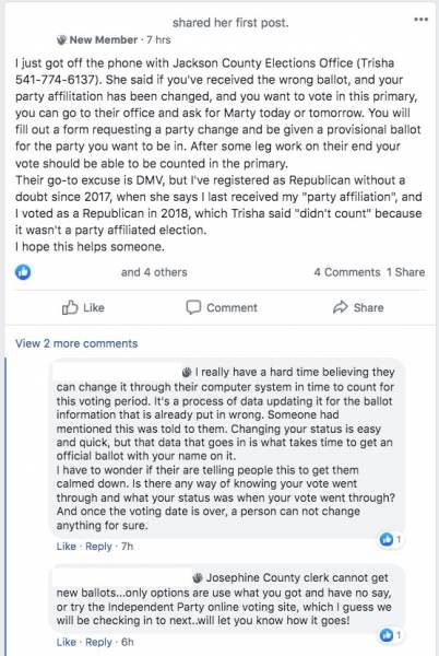 oregon ballot scandal