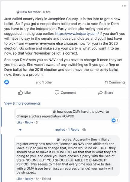 oregon ballot scandal