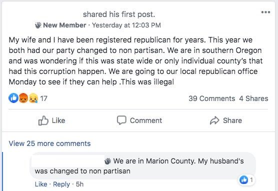 oregon ballot scandal