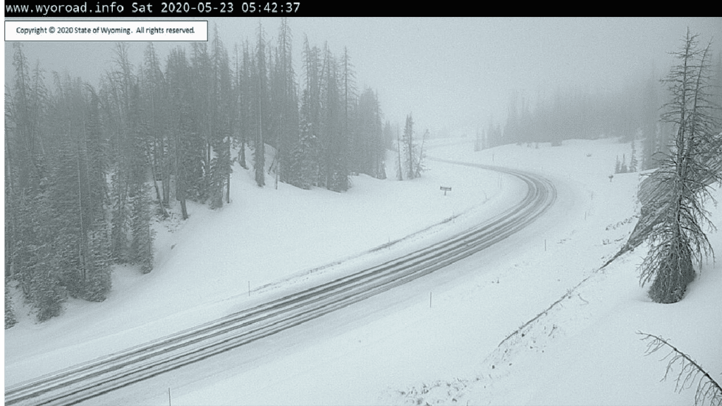 Highway 26 near Wind River Lake