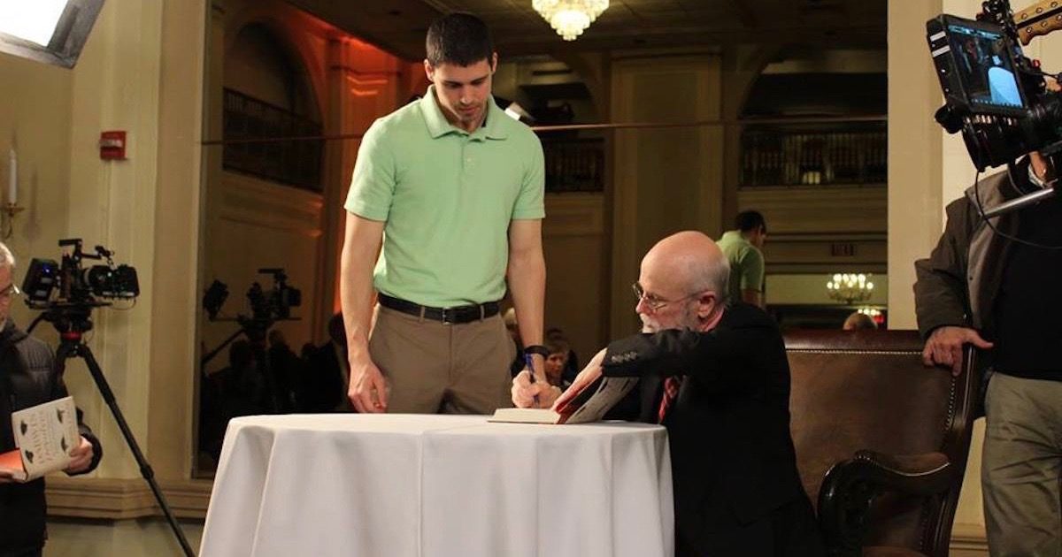 Michael behe book signing Darwin devolves