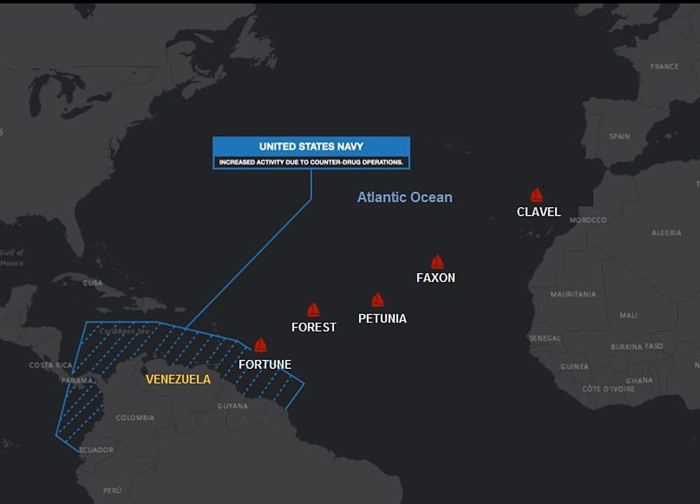 iran tankers venezuela sanctions oil embargo