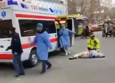 people dead street China virus
