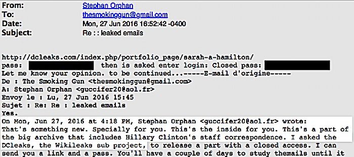 From Stephan email