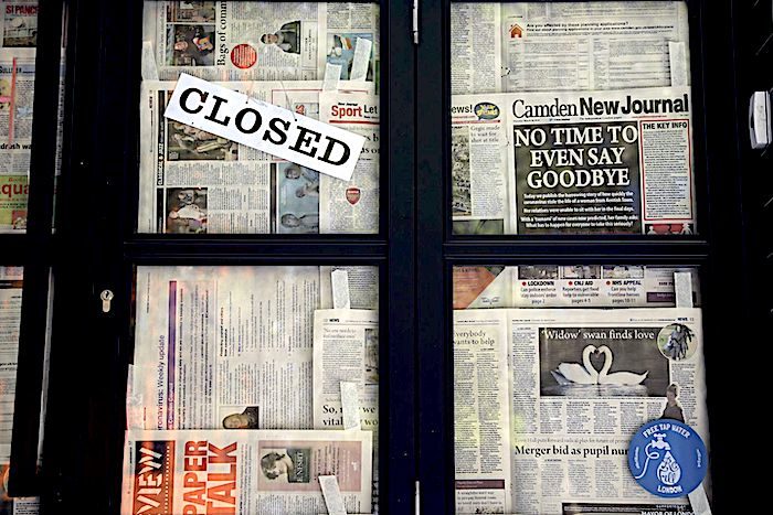 Newspaper windows lockdown