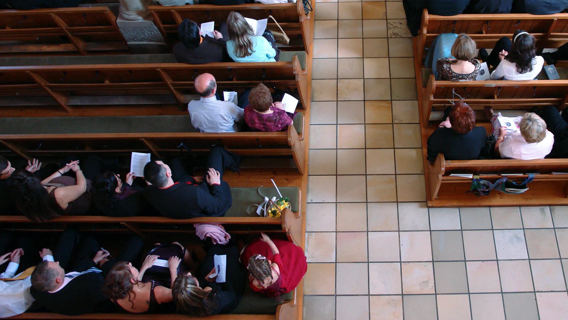 churchgoers church attendees