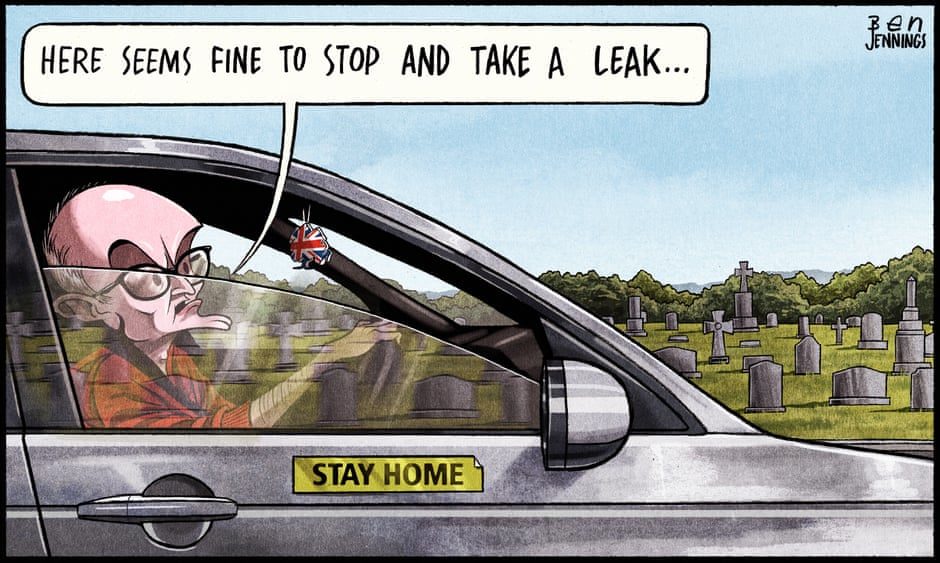 Dominic Cummings cartoon