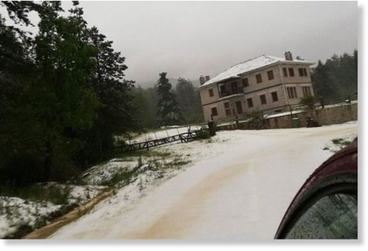 The scene at Zogori on May 26.