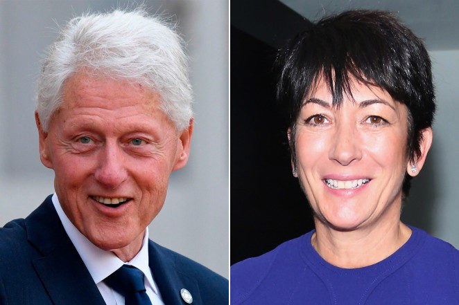 Click to enlarge Bill Clinton and Ghislaine Maxwell