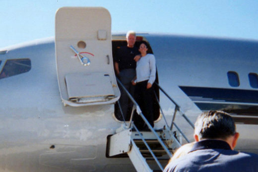 Bill Clinton and Ghislaine Maxwell