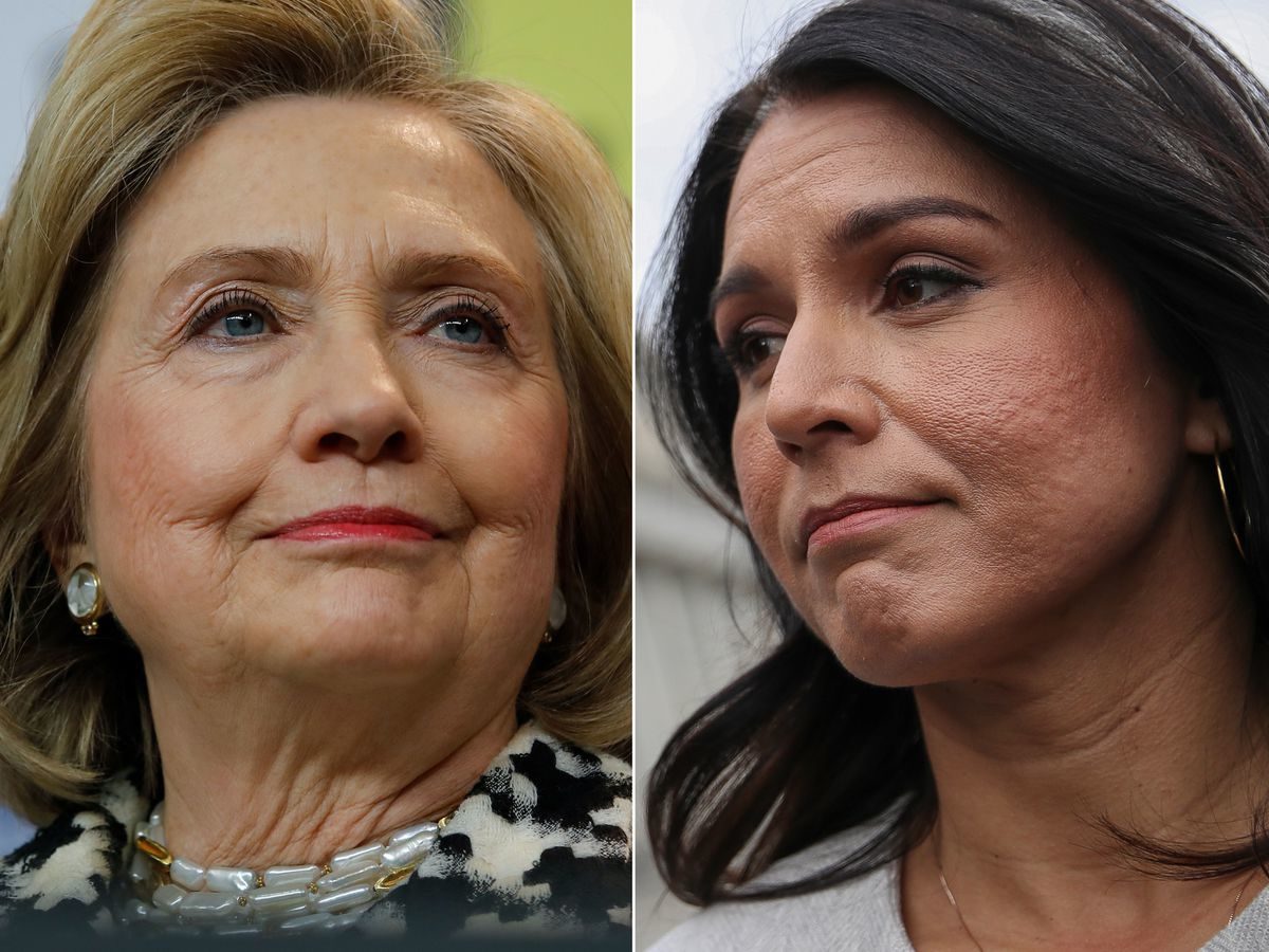 Hillary Clinton and Tulsi Gabbard