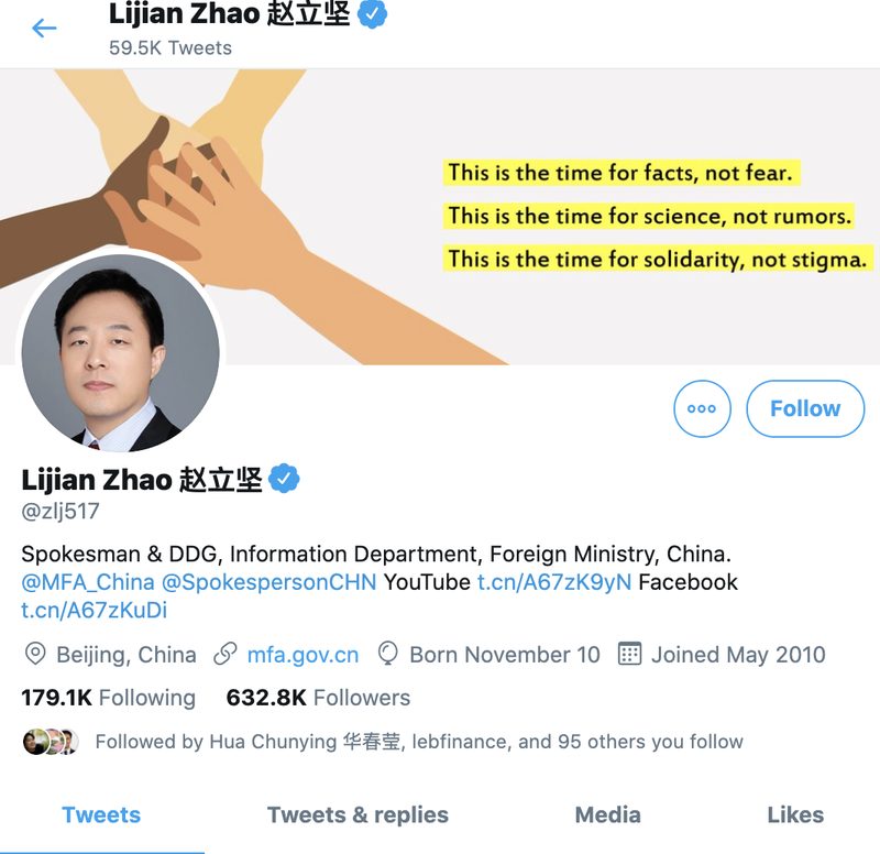 china official twitter