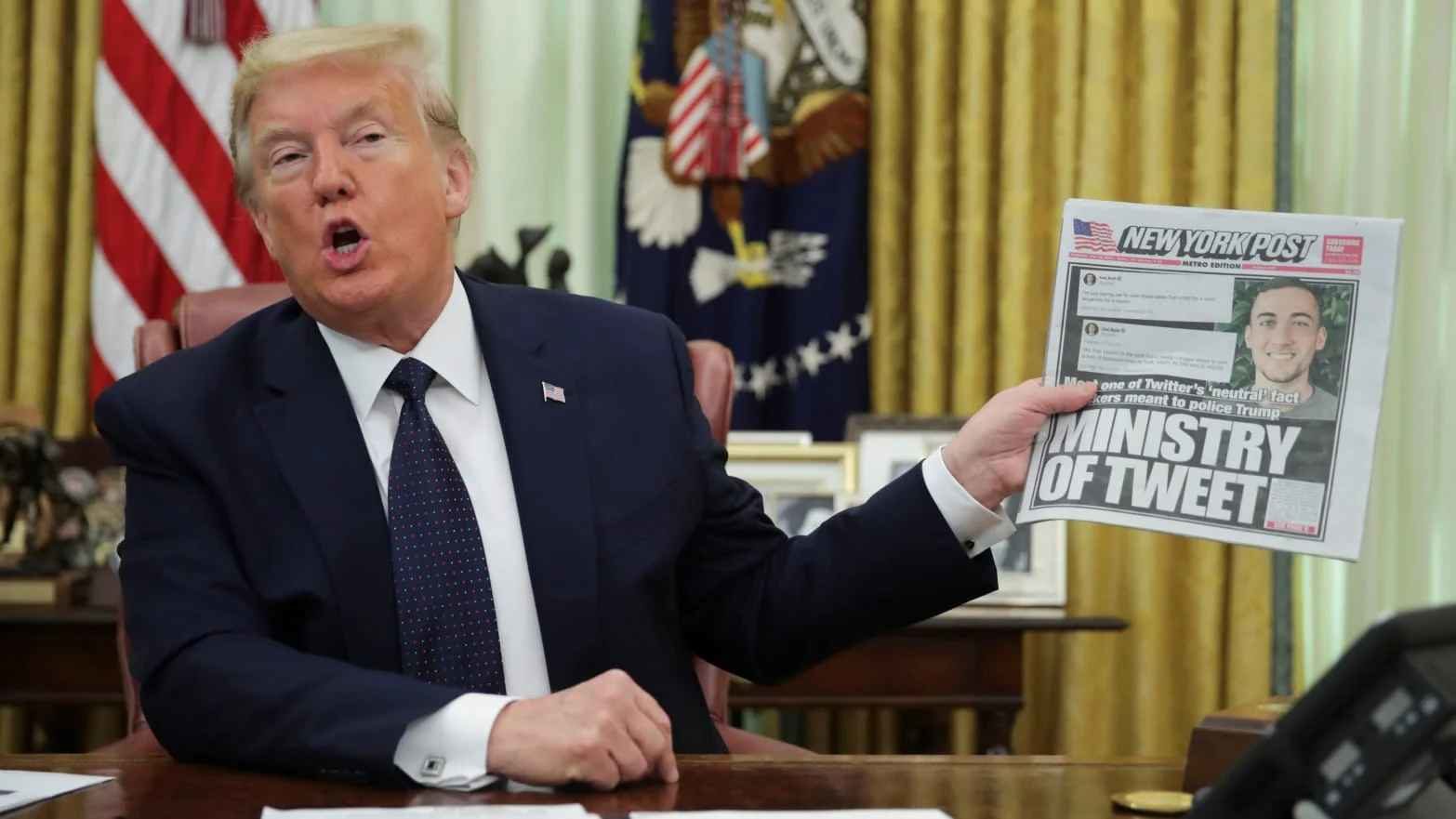 Click to enlarge Trump executive order social media