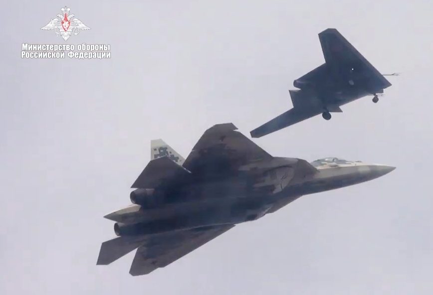 Su-57, Okhotnik UAV