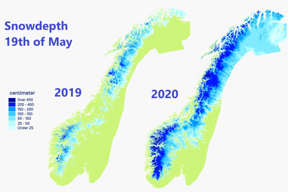 snow depth