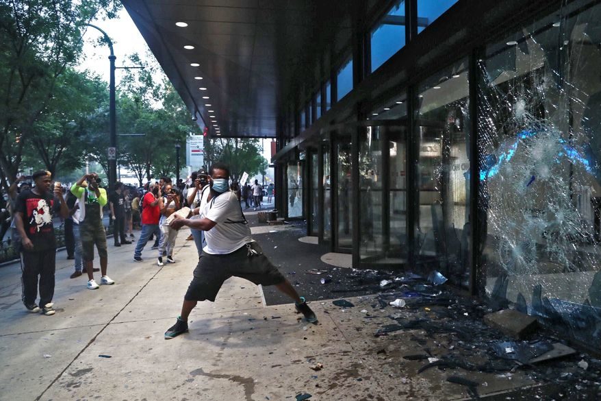 Click to enlarge CNN riot atlanta