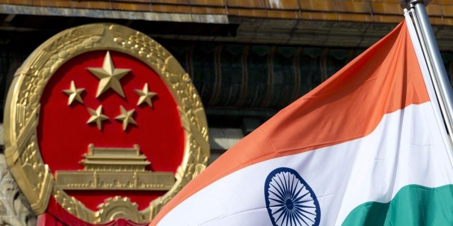 Click to enlarge China & India Flag