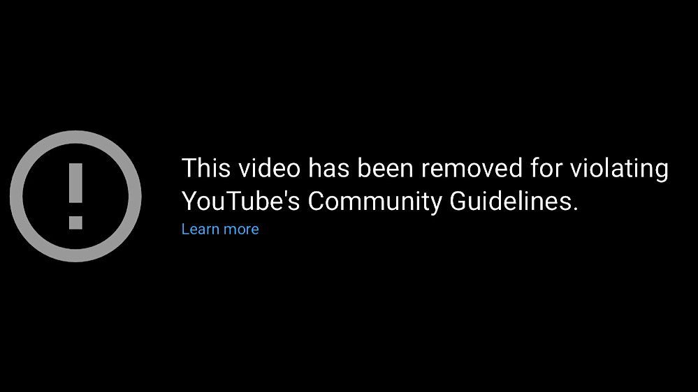 Click to enlarge YouTube removed “The Case Against Lockdowns”