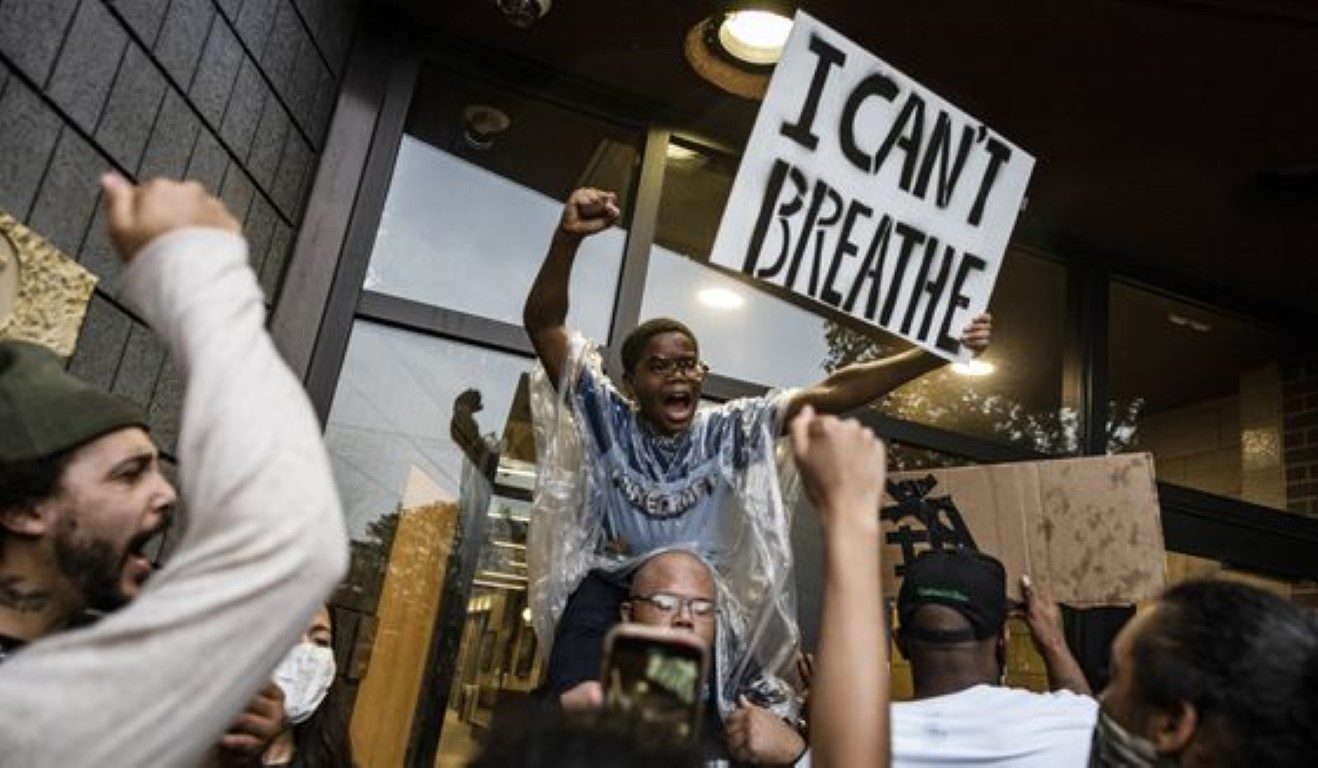 I can't breathe protest george floyd