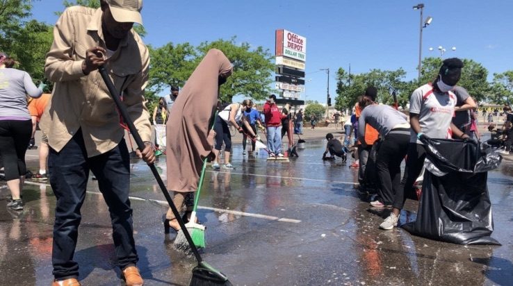 Minneapolis clean up