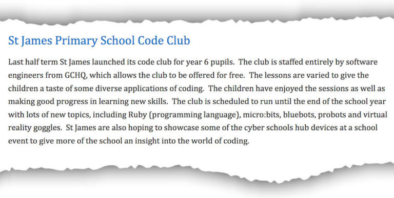 UK spy children schools cyber