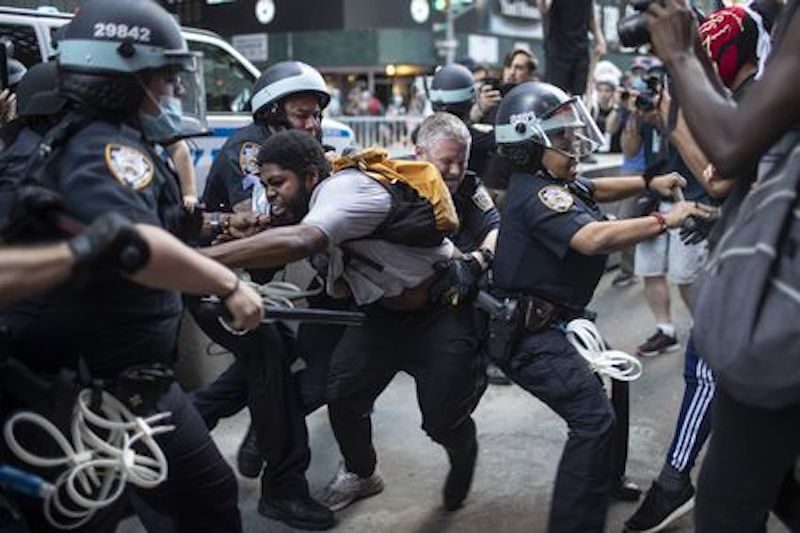 NYC police BLM