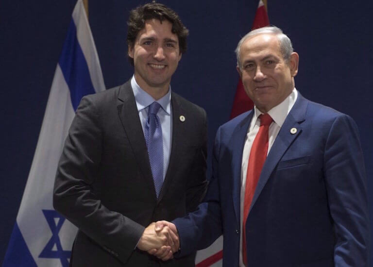 justin trudeau netanyahu