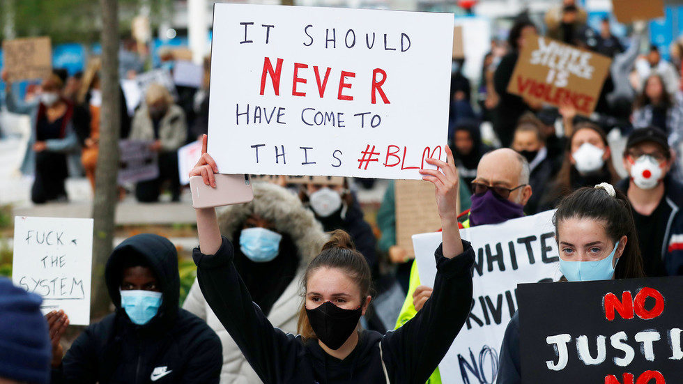 blm protest sign