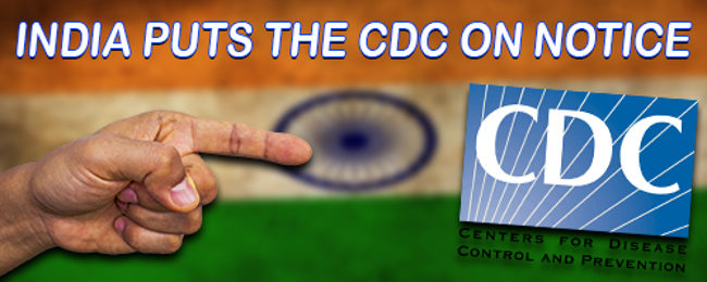 Click to enlarge India and the CDC