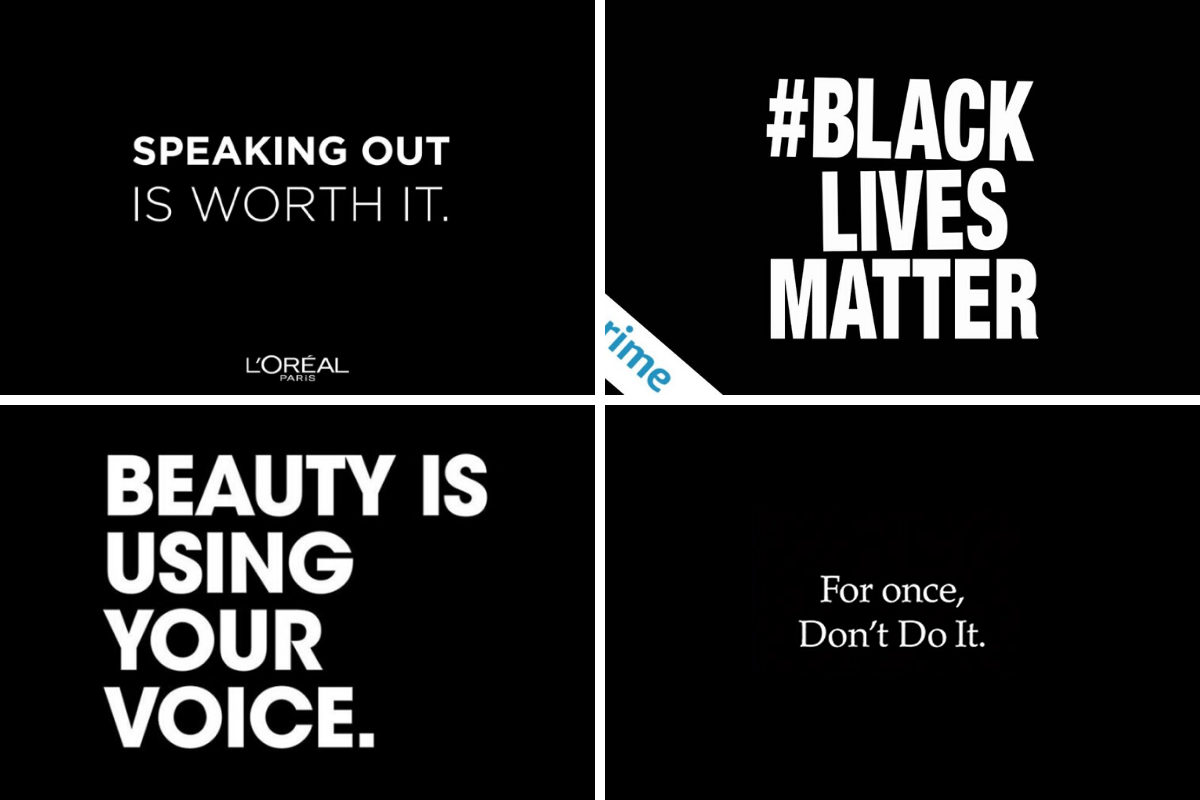 corporate blm virtue signaling