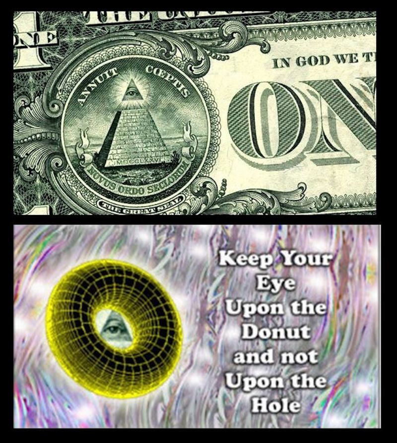 Click to enlarge money donut