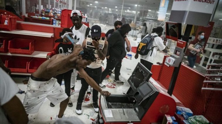 looting target store