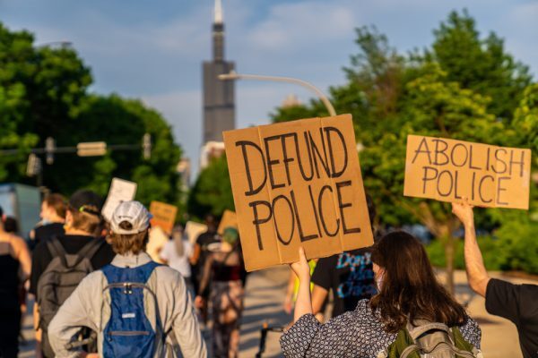 defund police sign