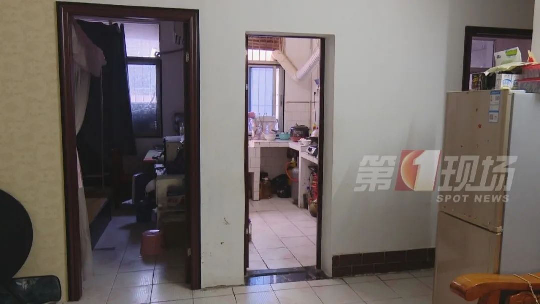 The kitchen where the incident occured.