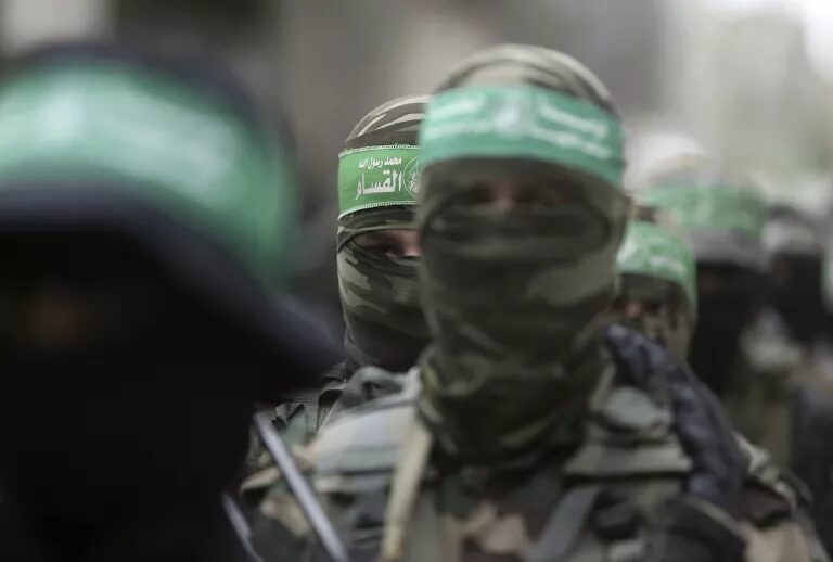 Click to enlarge Hamas militants