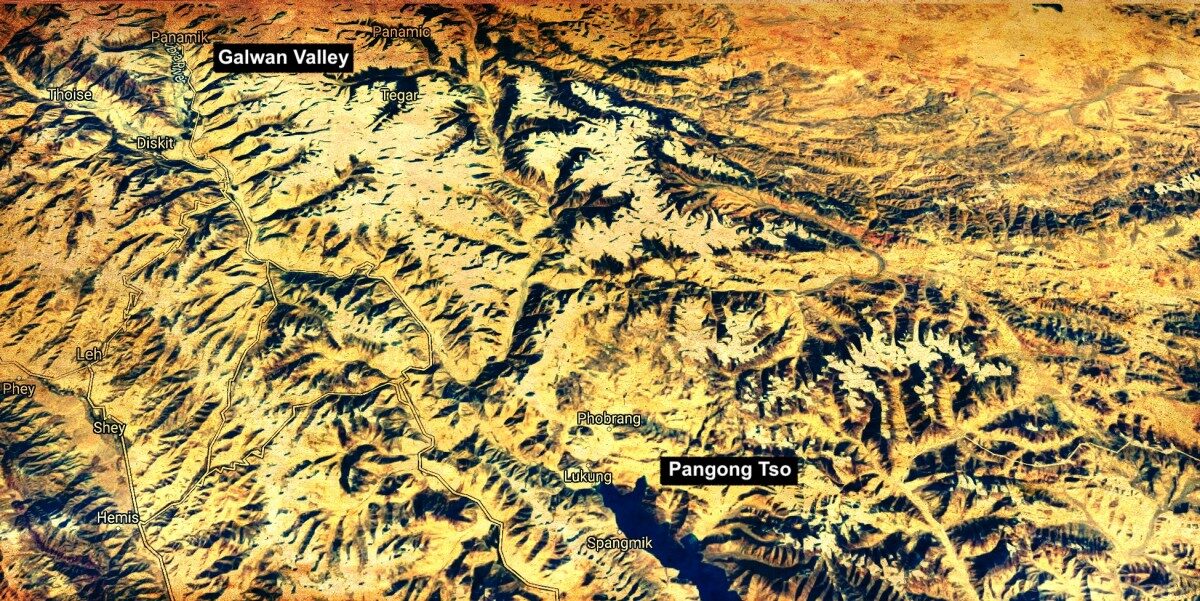 Click to enlarge China india border dispute map