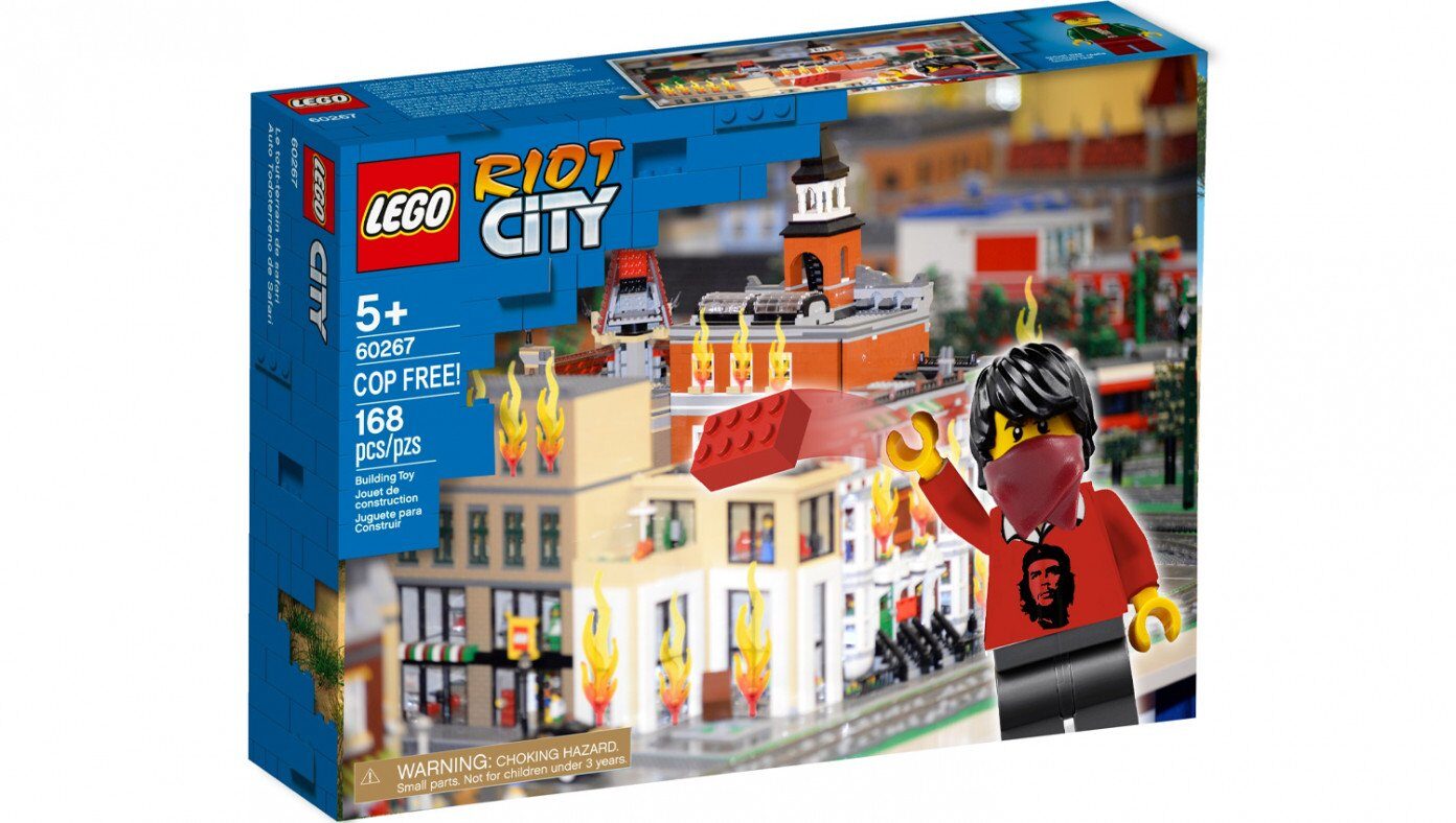Lego Riot Set Babylon Bee