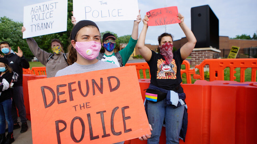 Click to enlarge Defund Police protests